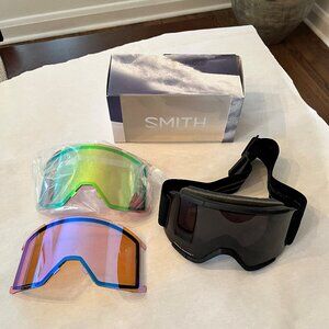 Smith Optics Squad XL Ski/Snow Goggles with ChromaPop Lenses + 2 Extra Lenses